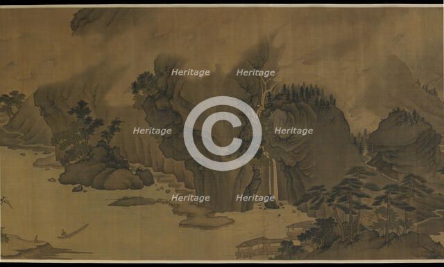 Autumn River in the Rain and Clouds, 16th century. Creator: Unknown.