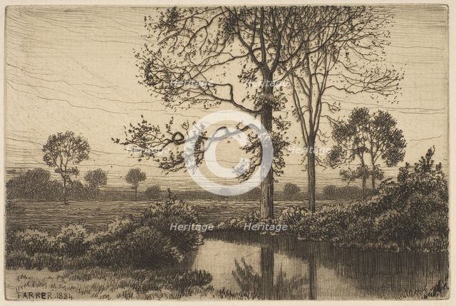 Autumn's Grey and Melancholy, 1884. Creator: Henry Farrer.