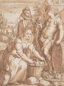 Autumn; Study for an Engraving, n.d.. Creator: Jan Saenredam
