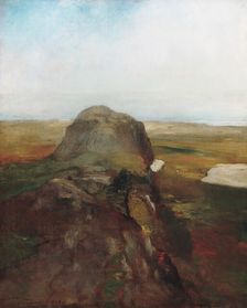 Autumn Study, View over Hanging Rock, Newport, R.I., 1868. Creator: John La Farge