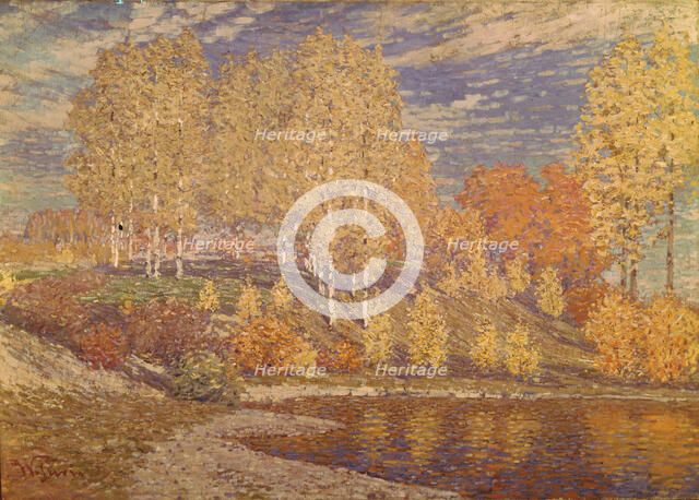 Autumn sun. Artist: Purvitis, Vilhelms (1872-1945)