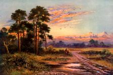 Autumn Sunset 1911-1912.Artist: J Maurice