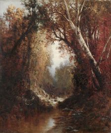 Autumn Scene in the Adirondacks, 1877. Creator: William Hart (American, 1823-1894)