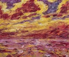 Autumn Sea VII, 1910. Creator: Nolde, Emil (1867-1956)