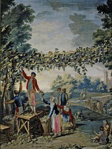 Autumn (The harvest). Tapestry by James Amigoni