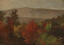 Autumn Treetops, October 11, 1873. Creator: Winslow Homer