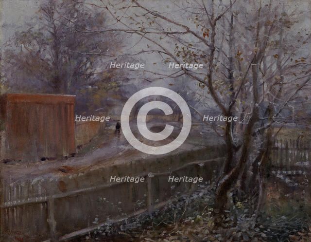 Autumn, Varberg, 1888. Creator: Nils Kreuger.