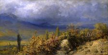 Autumn view of the Crimea 1884. Artist: Grigori Grigoryevich Myasoedov