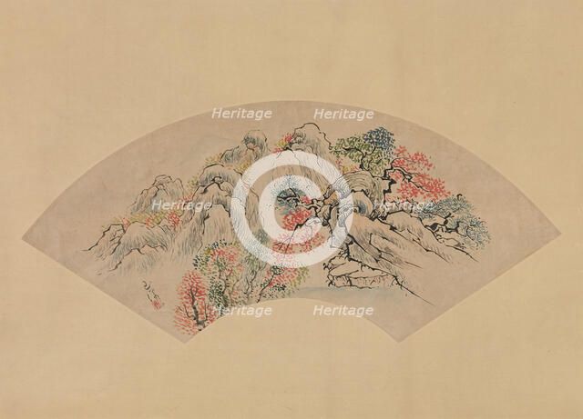 Autumnal Landscape. Creator: Ike no Gyokuran.