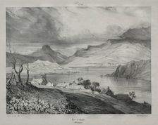 Auvergne: Lac dAidat, Auvergne, 1831. Creator: Eugène Isabey (French, 1803-1886)
