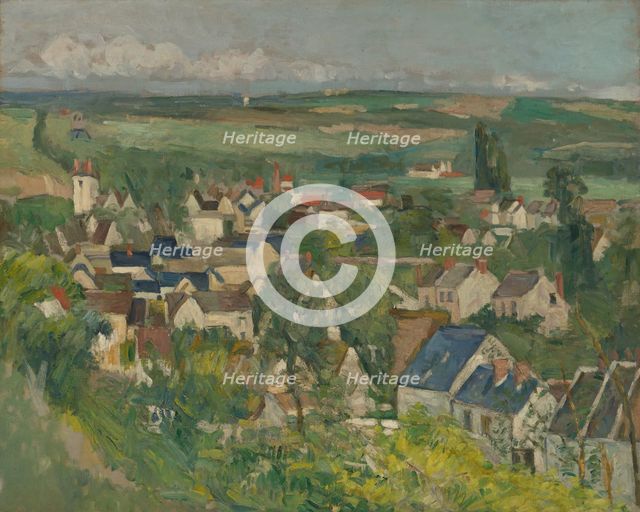 Auvers, Panoramic View, 1873/75. Creator: Paul Cezanne.