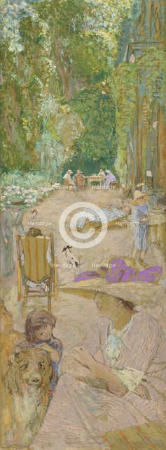 Aux Pavillons à Cricqueboeuf, 1911. Creator: Vuillard, Édouard (1868-1940).