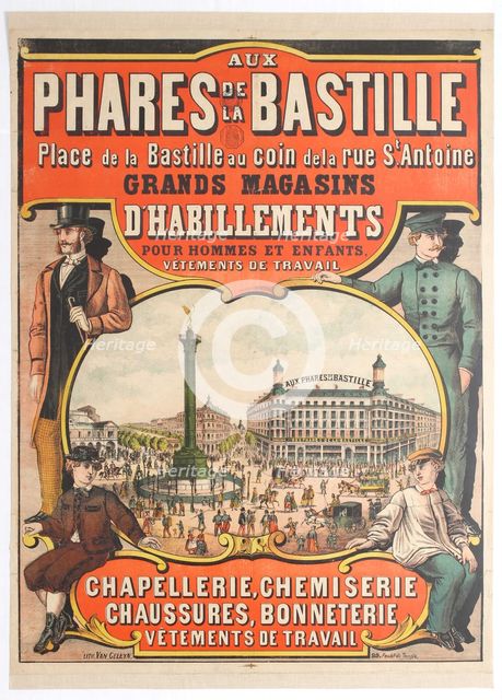 Aux Phares de la Bastille, 1890s. Creator: Anonymous.