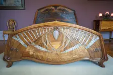 Aube et Crepuscule bed, 1904, (c2014-2017). Artist: Alan John Ainsworth