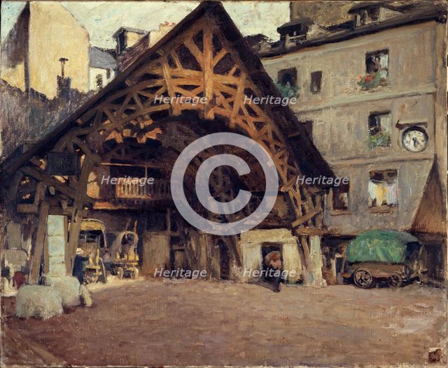 Auberge du Compas-d'Or, rue Montorgueil, c1908. Creator: Henri Dabadie.