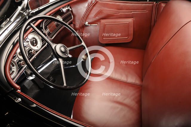 Auburn 852 SC Speedster 1936. Artist: Simon Clay.