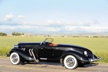 Auburn 852 SC Speedster 1936. Artist: Simon Clay