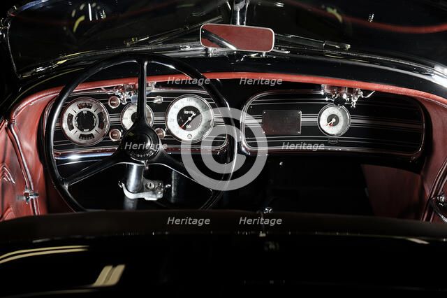 Auburn 852 SC Speedster 1936. Artist: Simon Clay.