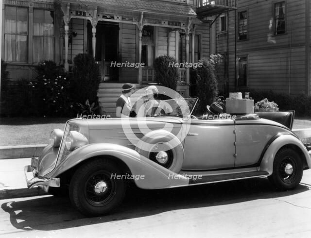 Auburn 8 Convertible Coupe, 1934. Artist: Unknown