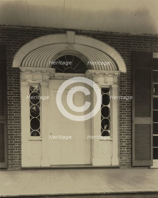 Auburn, Natchez, Adams County, Mississippi, 1938. Creator: Frances Benjamin Johnston.
