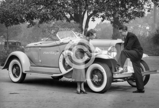 Auburn car, (c1930s?). Artist: Unknown