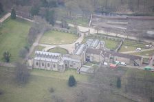 Auckland Castle and the Chapel of St Peter, Bishop Auckland, County Durham, 2016. Creator: Matthew Oakey
