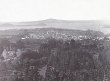 Auckland, from Mount Eden late 19th-early 20th century. Creator: Unknown