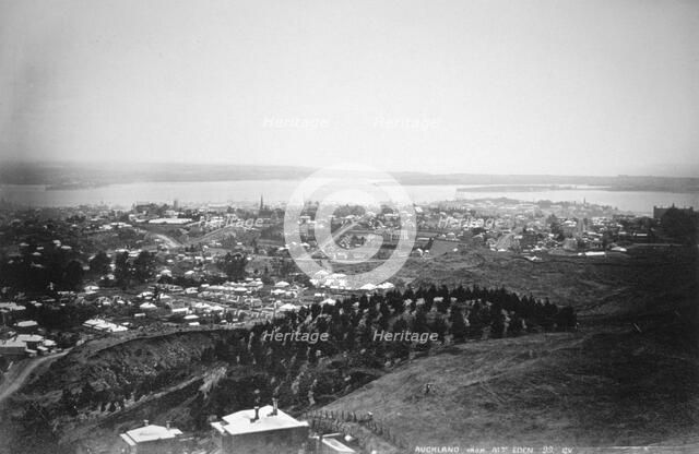Auckland from Mt Eden, New Zealand, 1899. Artist: Unknown