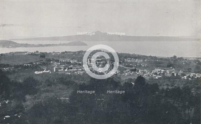 'Auckland Harbour', 1924. Artist: Valentine & Sons.