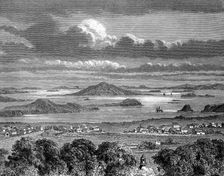 Auckland harbour, Aukland, North Island, New Zealand, 1886.Artist: Lancelot