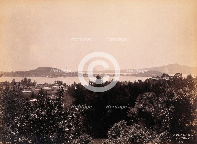 Auckland, New Zealand: part of Auckland harbour, 19th century. Creator: Unknown.
