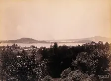 Auckland, New Zealand: part of Auckland harbour, 19th century. Creator: Unknown