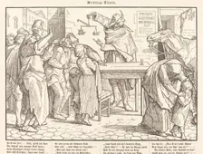 Auch ein Todtentanz III, 1849. Creator: Alfred Rethel