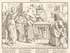 Auch ein Todtentanz III, 1849. Creator: Alfred Rethel