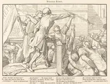 Auch ein Todtentanz IV, 1849. Creator: Alfred Rethel