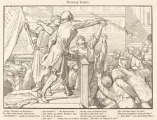 Auch ein Todtentanz IV, 1849. Creator: Alfred Rethel