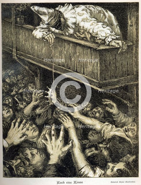 'Auch eine krone' ('Also a Crown'), 1898. Creator: Ludwig Heinrich Heyne.