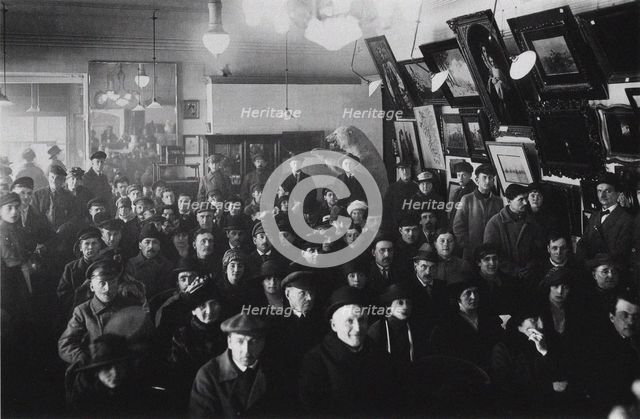 Auction house Apollo, Leningrad, 1924.