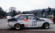 Audi Quattro A2, N. Wilson,1983 RAC Rally. Creator: Unknown
