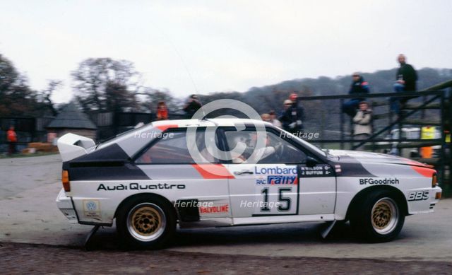 Audi Quattro A2, N. Wilson,1983 RAC Rally. Creator: Unknown.