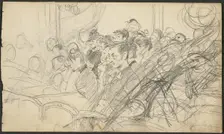 Audience at a Parisian Theatre I, c.1885. Creator: Giovanni Boldini