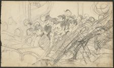 Audience at a Parisian Theatre I, c.1885. Creator: Giovanni Boldini