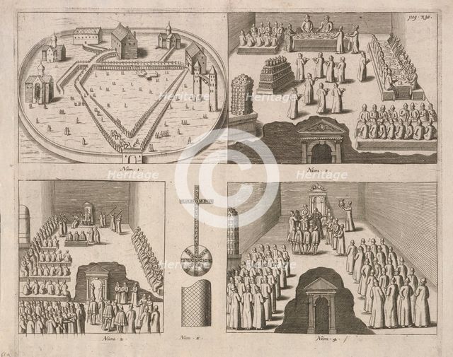 Audience at the Russian Czar, Moscow. Published by Jacob Ulfeldt, 1578. Creator: Anonymous.