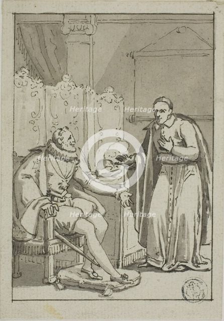 Audience of Cardinal with Henry IV, n.d. Creator: Unknown.
