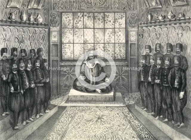 Audience of Hussein II Bey, 1835.  Creator: Unknown.