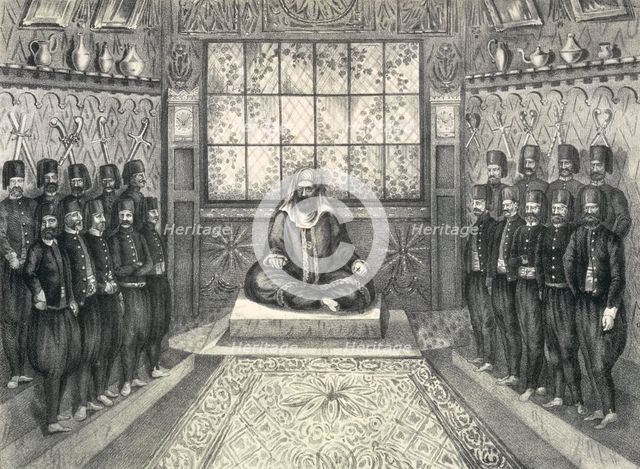 Audience of Hussein II Bey, 1835.  Creator: Unknown.