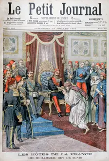 Audience with Muhammad IV al-Hadi, the Bey of Tunis, 1904