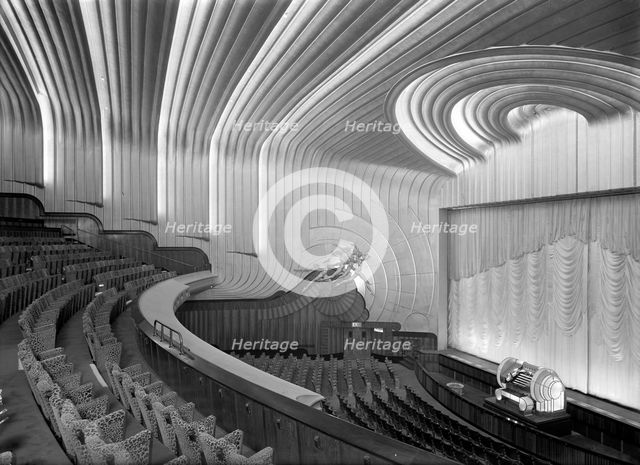 Auditorium at the Odeon, Leicester Square, London, 1937. Artist: J Maltby