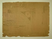Auditorium Building, Chicago, Illinois, Plaster Details with Electric Lights, c. 1887. Creator: Adler & Sullivan