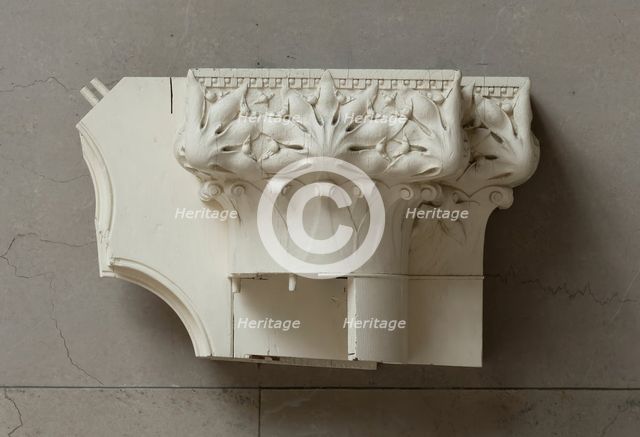 Auditorium Building: Column Capital and Portion of a Frieze, 1887-89. Creator: Adler & Sullivan.